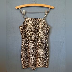 Formula X Leopard Print Women's Mini Dress Small USA Vintage